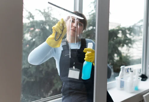 Nettoyage de vitres intérieures et extérieures à Bachant
